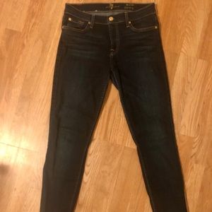 7 for All Mankind Ankle Skinny Jeans, Size 27